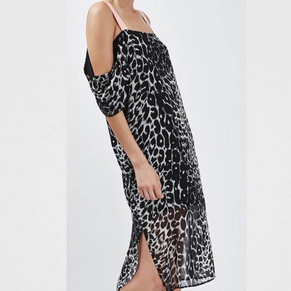 topshop boutique silk dress